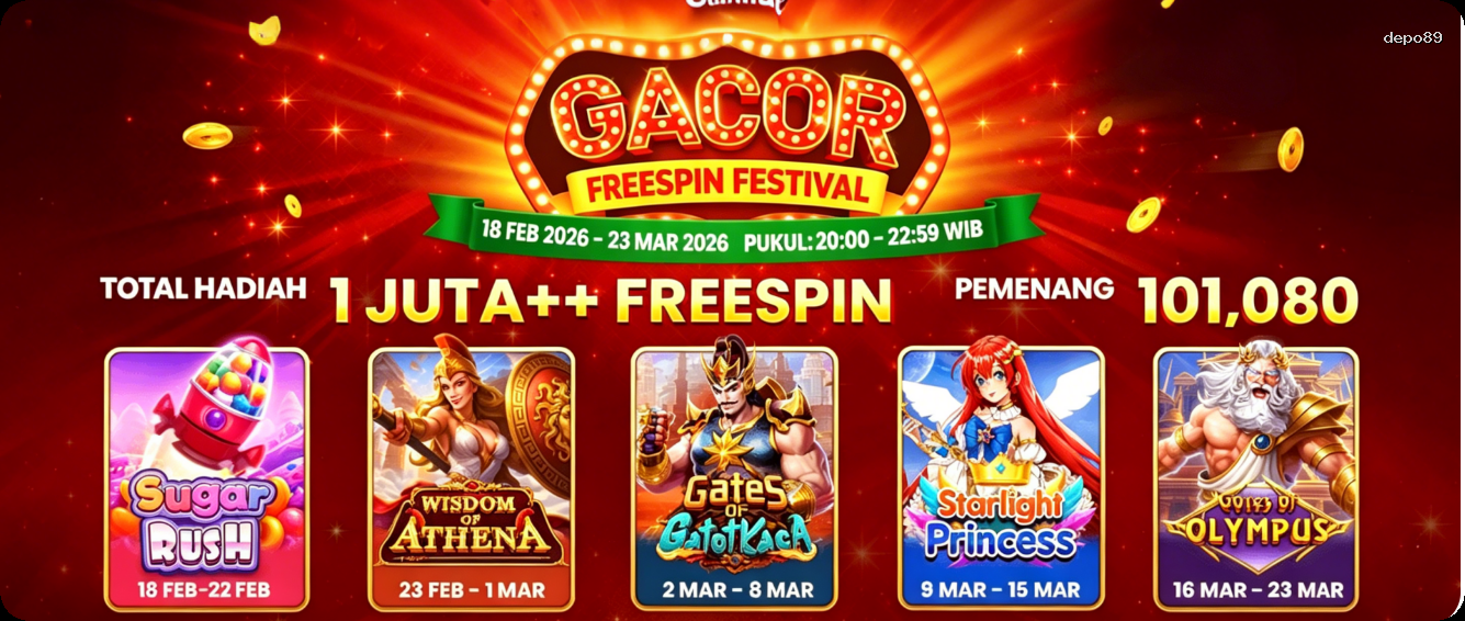 Login depo89 Sekarang Bonus Melimpah